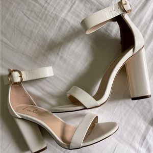 Lulus White Heels